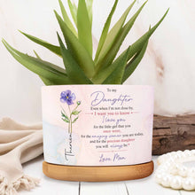 Load image into Gallery viewer, Personalized Ceramic Plant Pot Custom Love Message for Daughter
