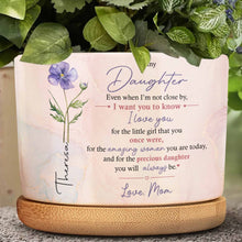 Load image into Gallery viewer, Personalized Ceramic Plant Pot Custom Love Message for Daughter
