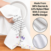 Load image into Gallery viewer, Personalized Kitchen Towel for Daughter with Birth Month Flower Gift
