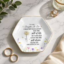 Load image into Gallery viewer, Personalized Ceramic Jewelry Dish Custom Gift for Daughter-in-Law
