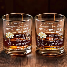 Load image into Gallery viewer, Personalized Custom Whiskey Glass Gift for Daughter-in-Law
