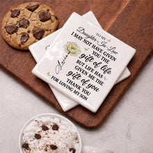 Load image into Gallery viewer, Personalized Ceramic Coaster Custom Gift for Daughter-in-Law
