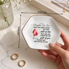 Load image into Gallery viewer, Personalized Hexagonal Jewelry Dish Custom Name Gift for Daughter-in-Law
