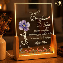 Load image into Gallery viewer, Personalized Acrylic Night Light Custom Name Gift for Daughter-in-Law
