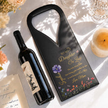 Load image into Gallery viewer, Personalized Leather Wine Bag Custom Gift for Daughter-in-Law
