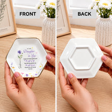 Load image into Gallery viewer, Personalized Hexagonal Ceramic Jewelry Dish for Daughter-in-Law Gift
