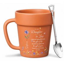 Load image into Gallery viewer, Personalized Plant Pot Ceramic Mug Custom Gift for Daughter-in-Law
