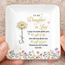 Load image into Gallery viewer, Personalized Jewelry Dish Custom Gift for Daughter-in-Law
