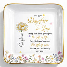 Load image into Gallery viewer, Personalized Jewelry Dish Custom Gift for Daughter-in-Law
