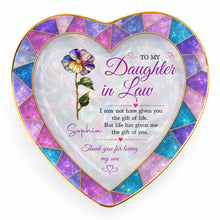 Load image into Gallery viewer, Personalized Heart Jewelry Dish Custom Name Gift for Daughter-in-Law

