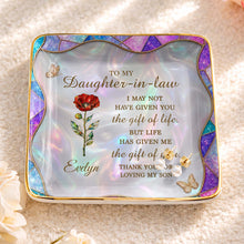 Load image into Gallery viewer, Personalized Ceramic Jewelry Dish Custom Gift for Daughter-in-Law

