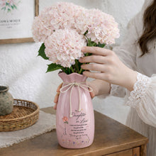 Load image into Gallery viewer, Personalized Ceramic Flower Vase Custom Gift for Daughter-in-law
