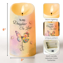 Load image into Gallery viewer, Personalized LED Candle Custom Name Gift for Daughter-in-Law
