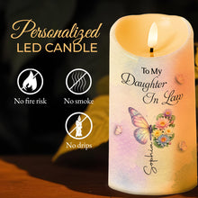Load image into Gallery viewer, Personalized LED Candle Custom Name Gift for Daughter-in-Law

