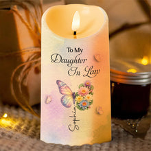 Load image into Gallery viewer, Personalized LED Candle Custom Name Gift for Daughter-in-Law
