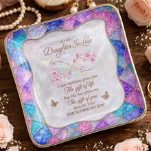 Load image into Gallery viewer, Personalized Jewelry Dish Custom Flowers Gift for Daughter-in-Law
