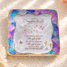 Load image into Gallery viewer, Personalized Jewelry Dish Custom Flowers Gift for Daughter-in-Law
