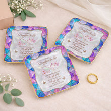 Load image into Gallery viewer, Personalized Jewelry Dish Custom Flowers Gift for Daughter-in-Law
