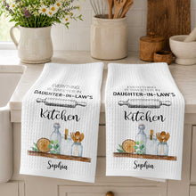 Load image into Gallery viewer, Personalized Kitchen Towel Gift for Daughter-in-Law - Custom Name
