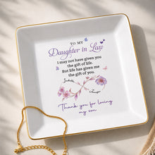 Load image into Gallery viewer, Personalized Ceramic Jewelry Dish Custom Gift for Daughter-in-Law
