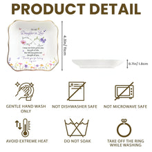 Load image into Gallery viewer, Personalized Lace Jewelry Dish for Daughter-in-Law Gift
