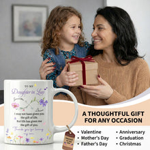 Load image into Gallery viewer, Personalized Coffee Mug Custom Flowers Gift for Daughter-in-Law

