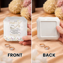 Load image into Gallery viewer, Personalized Lace Jewelry Dish Custom Name Gift for Daughter-in-Law
