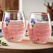 Load image into Gallery viewer, Personalized Wine Glass Custom Name Gift for Daughter-In-Law
