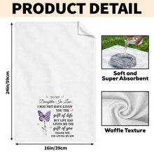 Load image into Gallery viewer, Personalized Kitchen Towel Custom Towel Gift for Daughter-In-Law
