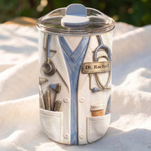 Load image into Gallery viewer, Personalized 10oz Stainless Steel Tumbler for Doctors - Custom Name Gift

