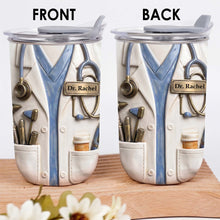 Load image into Gallery viewer, Personalized 10oz Stainless Steel Tumbler for Doctors - Custom Name Gift
