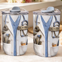 Load image into Gallery viewer, Personalized 10oz Stainless Steel Tumbler for Doctors - Custom Name Gift
