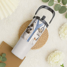 Load image into Gallery viewer, Personalized 30oz Tumbler with Handle for Doctors, Custom Name Gift
