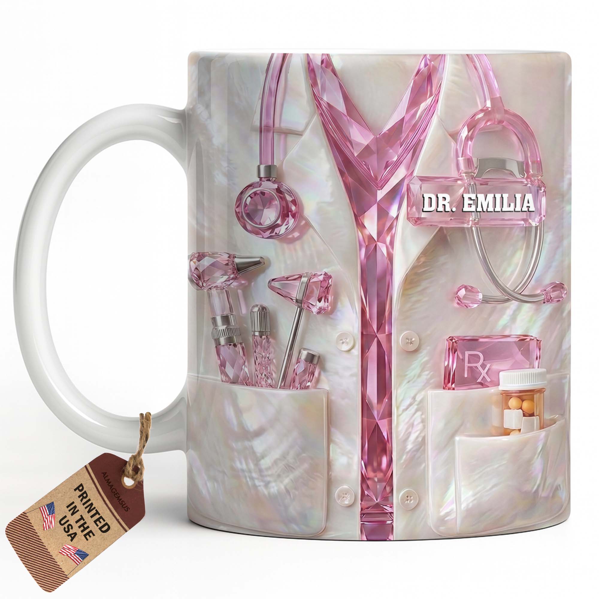 Personalized Doctor Mug Custom Name Gift for Physician