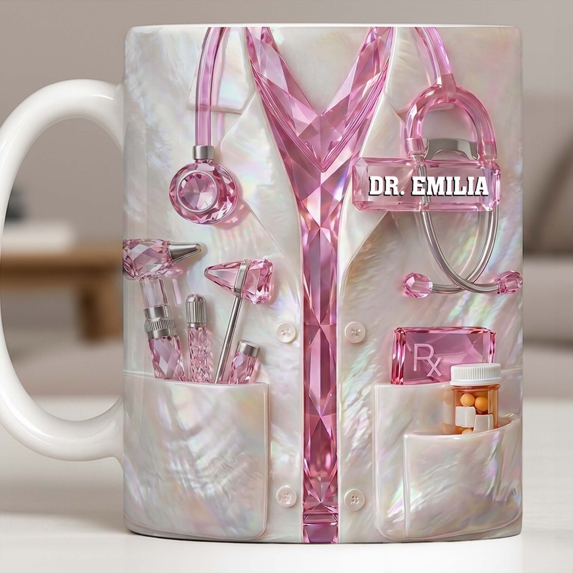 Personalized Doctor Mug Custom Name Gift for Physician