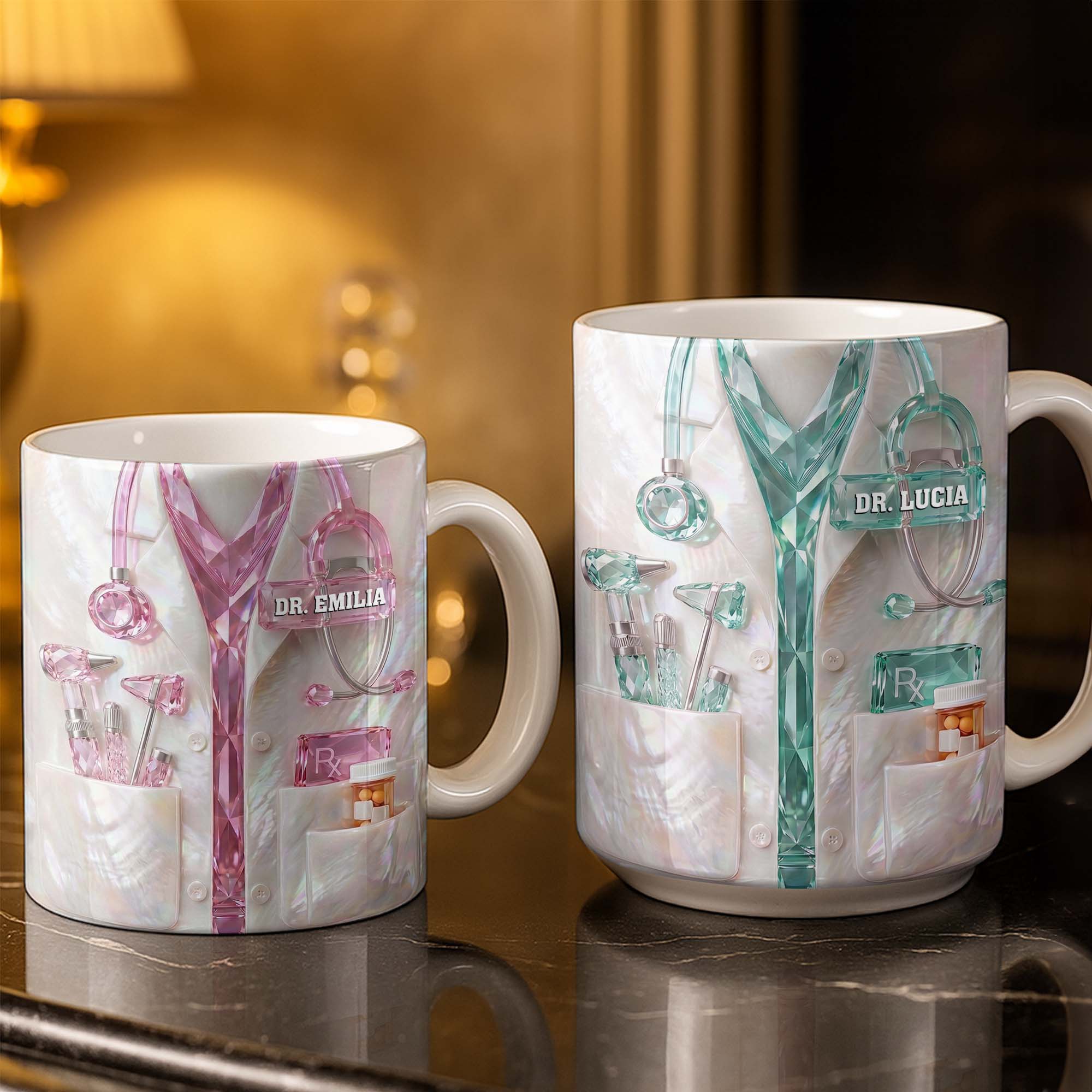 Personalized Doctor Mug Custom Name Gift for Physician