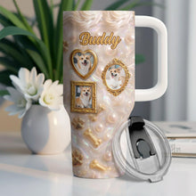 Load image into Gallery viewer, Personalized 40oz Tumbler Custom Name Dog Lover Gift
