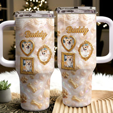 Load image into Gallery viewer, Personalized 40oz Tumbler Custom Name Dog Lover Gift
