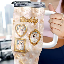 Load image into Gallery viewer, Personalized 40oz Tumbler Custom Name Dog Lover Gift
