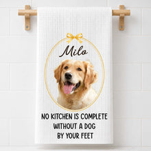 Load image into Gallery viewer, Personalized Dog Photo Kitchen Towel Custom Gift for Dog Mom/Dad
