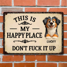 Load image into Gallery viewer, Personalized Metal Sign Custom Dog Lover Gift for Home
