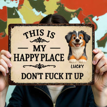 Load image into Gallery viewer, Personalized Metal Sign Custom Dog Lover Gift for Home
