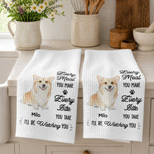Load image into Gallery viewer, Personalized Corgi Dog Kitchen Towel Custom Gift for Dog Mom
