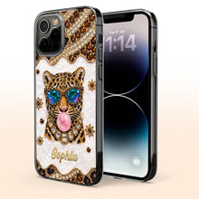 Load image into Gallery viewer, Personalized Clear Phone Case Custom Name Girl Boss Gift
