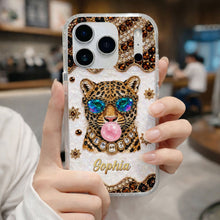 Load image into Gallery viewer, Personalized Clear Phone Case Custom Name Girl Boss Gift
