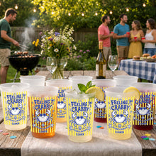 Load image into Gallery viewer, Personalized Frosted Cups Custom Name Crab Beach Party Gift
