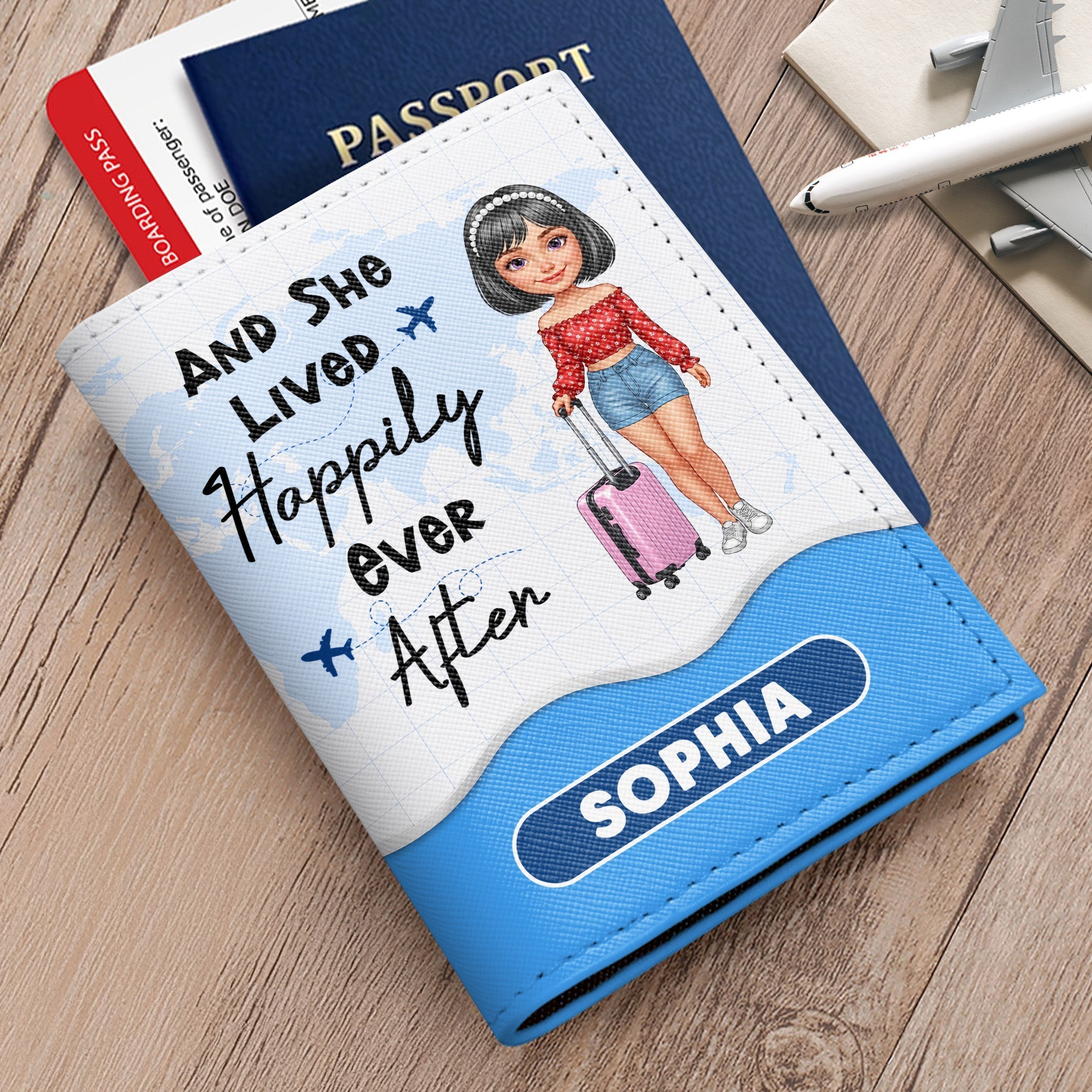 Personalized Passport Cover Custom Name Travel Accessory