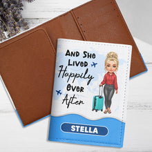 Load image into Gallery viewer, Personalized Passport Cover Custom Name Travel Accessory
