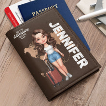 Load image into Gallery viewer, Personalized Travel Passport Holder Custom Name for Girls
