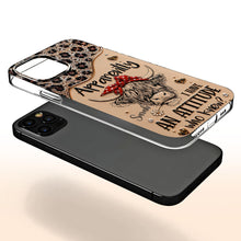 Load image into Gallery viewer, Personalized Clear Phone Case with Highland Cow Design for Her
